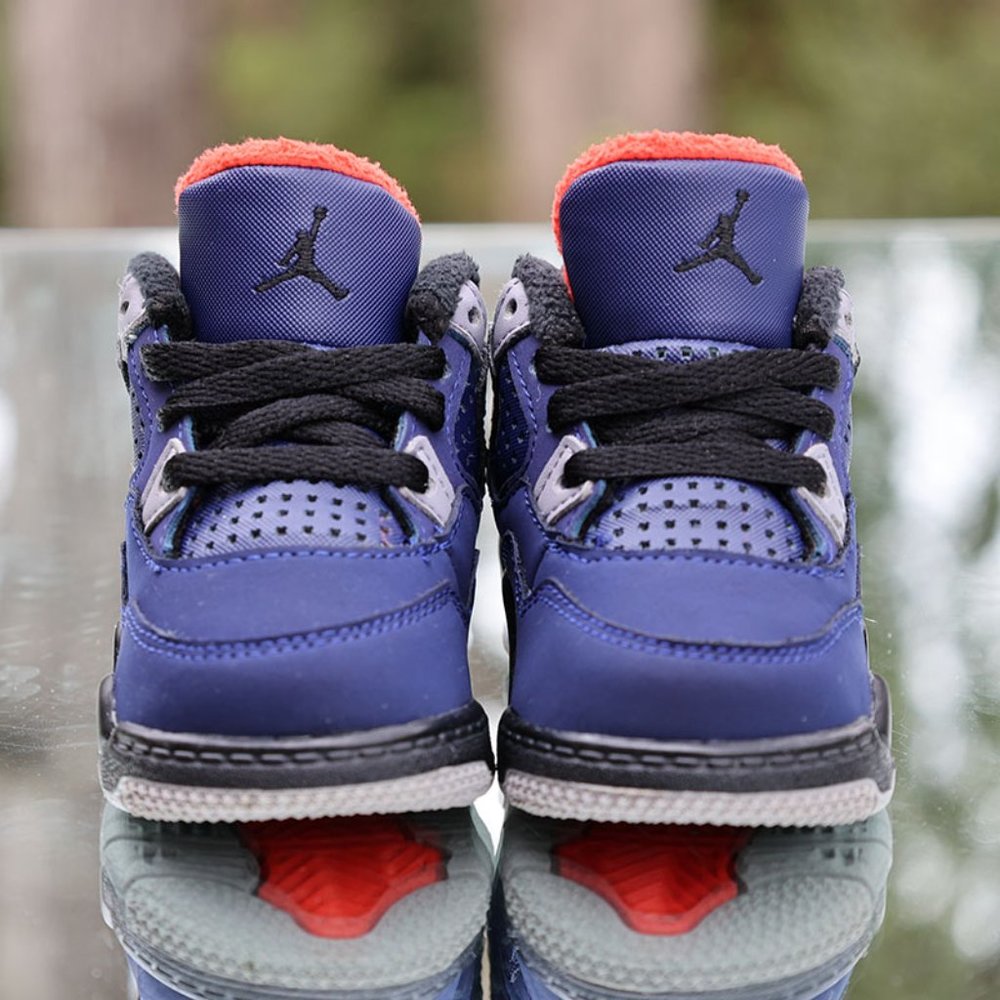Nike Air Jordan 4 Retro Winter TD Loyal Blue Size 4C - Picture 5 of 13